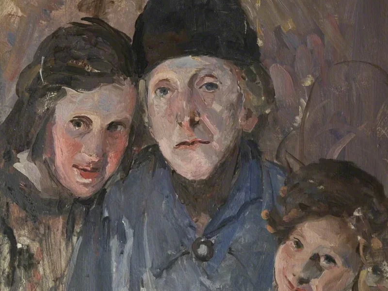 1869-George James Coates - Infermiera e due bambini